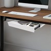 YIYIBYUS Under Desk Mounted Sliding Pull-out Drawer Storage Organizer Workstation,