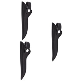 PACKOVE 3pcs Scissor Protective Bag Pu Leather Sheath for Barber Shears Convenient Tool Storage Pouch for Hairdressing Hair Scissors Holder Black