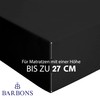 BARBONS Fitted Sheet 90 x 200 cm, 100% Cotton Fitted