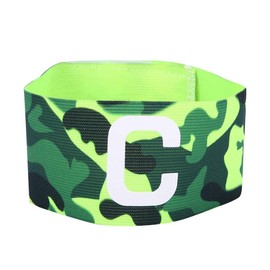 VGEBY Brazalete de capitán, Brazalete de capitán de fútbol Duradero Brazaletes de fútbol Bandas de Jugador Ajustables(Verde) Suministros De Fútbol Accesorios De Fútbol Banda Capitan Futbol