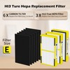 3 Pack FLT4100 HEPA Replacement Filter Size E Compatible With