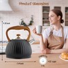 Tea Kettle, 3.6 Quart Water Kettle, Whistling Tea Pots for