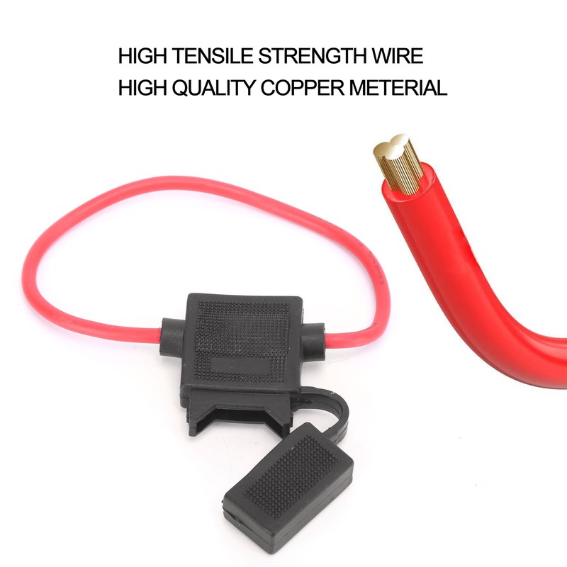 Inline Fuse Holder ATC/ATO AddaCircuit Waterproof Car Fuse Holder with