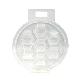 LiveMoor Wax Melt Clamshells/Packaging - Packs of 10 (7 Segment Hexagon Clamshell (LM-003))