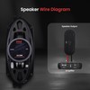 Pyle 3-Way Universal Car Stereo Speakers - 300W 4" x