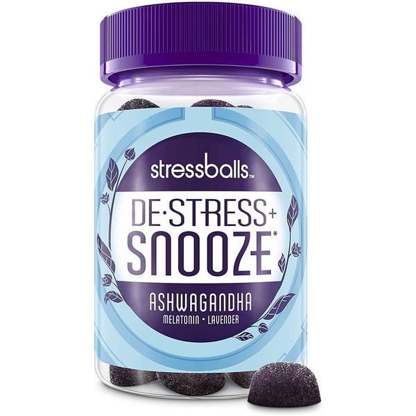 Stressballs, De-Stress + Snooze 46 Gummies (Old Product)