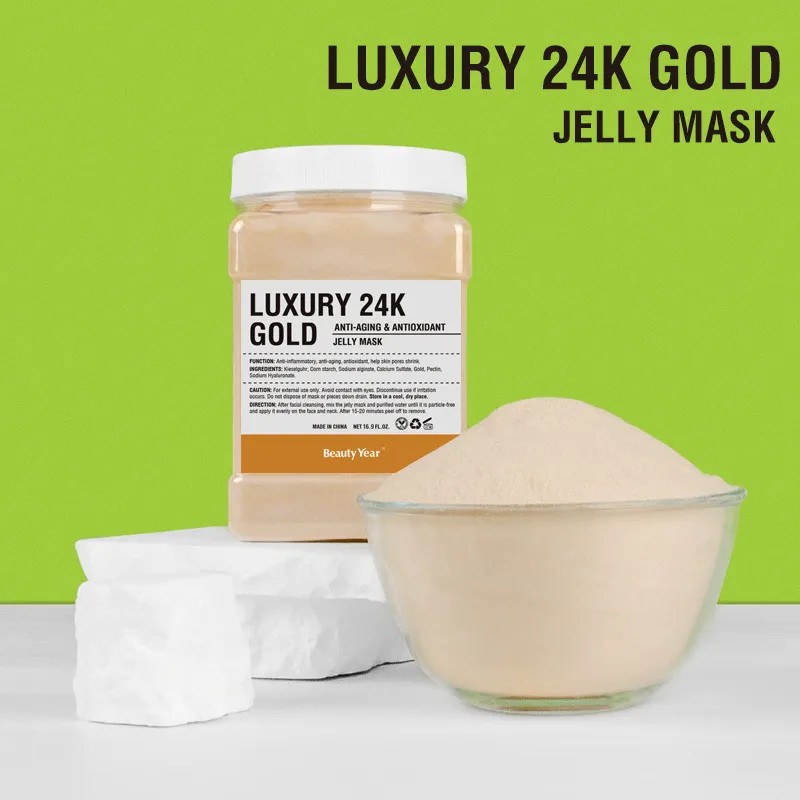 🔥 Jelly mask facial oro24k lujo 650g mascarilla todo piel