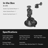 SMALLRIG Suction Cup Mount Dual Layer Suction Cup Mount for