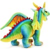 TigerTaleToys Dragon Plush Dragon, Real, 23.6 inches (60 cm), Pet,