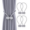 4 Pack Magnetic Curtain Tiebacks, Buckles, Holders, Hooks, Clip for