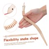 WOONEKY Create a Unique Snake Statue Wood Painting Kit Flexible
