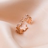 FUTIMELY Butterfly Rings (Rose Gold)