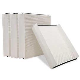 FV 4pcs Cabin Air Filter White For Volvo VNL 780 760 860 670 630 VN 780 670 VH VHD VNM Trucks Replace 20435801 AF26405-WHITE P606555 PA10187, 49084 PA4681 (J01.005-4)