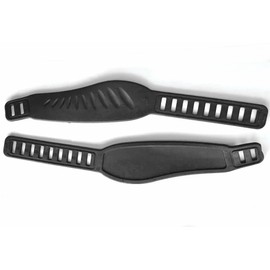 (Pack of 2 Pairs) Life Fitness Stationary Bikes Long Pedal Straps (2" W x 12-1/2" L) Universal AFTERMARKET Replacement for Exercise Bike Bicycle Cycle | Fits Most Bike Pedal - Heavy Duty Adjustable