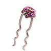 Small Decorative Hair Stick Flower Cluster Rhinestone Crystal Hair Bun