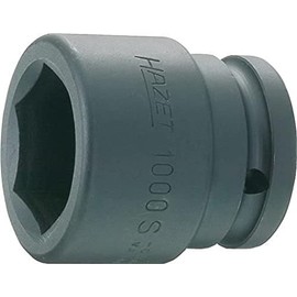 HAZET 1000S-28 Impact Socket Wrench (Hex Type, 0.75 inch (19.0 mm) Insertion Angle