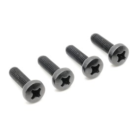 KIA Stainless Screws for KIA Telluride License Plates (Set of 4, Black, Rear)