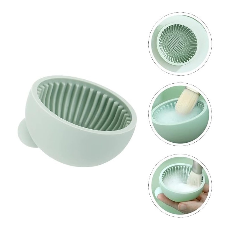 Limpiador de brochas de maquillaje