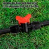 8pc 1/2 inch Irrigation Fittings Anti-Drop Drip Irrigation Valve,Lock Barbed