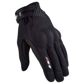LS2 Helmets Women's Dart 2 Touring Glove (Black - Medium)