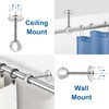 Ceiling Curtain Rod Brackets, Heavy Duty Curtain Rods Hooks, Stainless