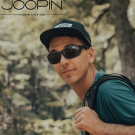 Joopin TR90 Men's Sports Sunglasses, Polarized Driving, UV Protection, Fishing, Cycling, Climbing, Baseball, Golf, Lightweight, Sunglasses for Men, matte black