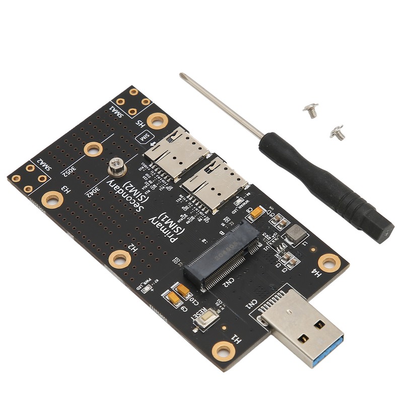 M.2 to USB 3.0 Adapter Push Connector for Dual SIM
