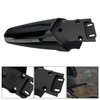 PowerMotor - Protector de guardabarros trasero negro para bicicleta eléctrica