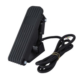 Eacam Accelerator Pedal, Vehicle Throttle Control for E-Bike Go Kart with Speed Control Brake Pedal, ABS Material, Easy to Install