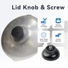 Ciuouient Lid Knob Replacement/Cookware Pot Knob(1PCS Cover knob with Screw)
