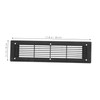 TEHAUX Rectangle Louvered Air Vent Cover for Rv Central Air