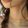 Jovono Boho Moon and Star Necklaces Layered Gold Moon Choker
