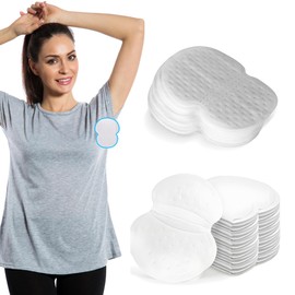 100 Pcs Armpit Sweat Pads, Underarm Sweat Pads Disposable Sweat Pads for Women and Men, Comfortable Unflavored