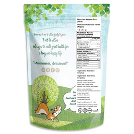 Blanched Almond Flour, 1 Pound — Non-GMO Verified, Finely Milled, Raw, Vegan, Keto, Paleo, Kosher, Bulk, Low Sodium, Low Carb. Good Source of Fiber, Protein, Vitamin E, Copper and Riboflavin, Great for Baking