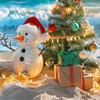 DASHAN 10x8ft Christmas in July Backdrop - Extra Large Tropical