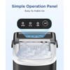 COWSAR Ice Maker Countertop, Portable Ice Machine with Self-Cleaning, 26.5lbs/24Hrs,