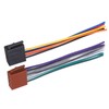 ISO Wiring Harness Adapter, Yctze 2Pcs/Kit ABS Metal Car Radio