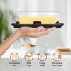 Butter Dish with Lid for Countertop and Refrigerator Door Shelf,