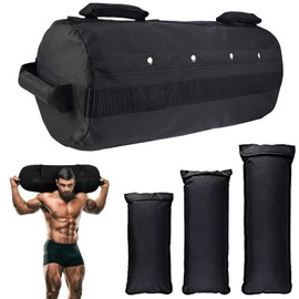 Favuit Sandbags, Fitness Workout Sandbag Adjustable Weights Sand Bags Heavy Duty Training Power Bags Slam Bag with Handles for Strength Powerlifting Home Gym Cross Training