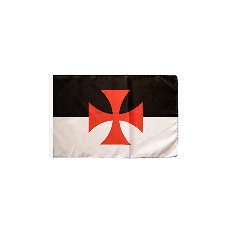 Flaggenfritze® Knights Templar Flag 30 x 45 cm