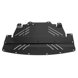 KUAFU Under Tray Skid Plate Compatible with 2007-2016 Infiniti G35X G37X Q40 Q60 Aluminum Engine Splash Shield Belly Pan Powder Coated