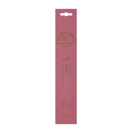 Nippon Kodo H&E Bamboo Incense 05, Rose, Pack of 20