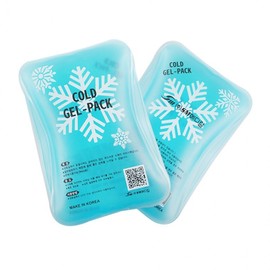 Snow Cool Pack Blue Regular Type Gel Pack Ice Pack cold pack 2ea