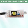 RCA Audio Output Converter: Speaker to Line Converter - Convert