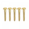 sourcing map Pack of 100 Wood Screws M3 x 20
