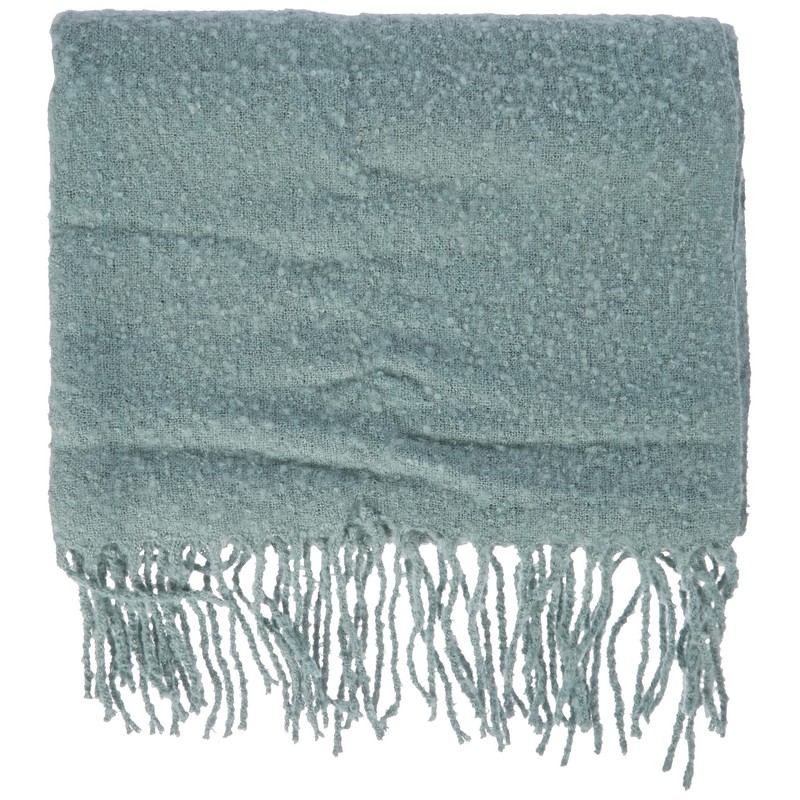ONLY Onllima Women's Long Frill Scarf CC Scarf, Blue Surf