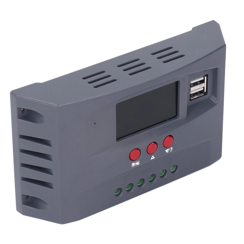 Solar Charge Controller with Light LCD MPPT Overcurrent Protection Solar