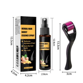 2Hppsctink pcs Firm Hair Essence, Firm Hair Roller Essence, Nourishes the Hair Roots, Hair Strengthening & Nourishing Serum, 2 Pieces x 30 ml, Shampoo