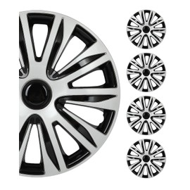 SCITOO Snap On Hubcap Auto Tire Replacement Exterior Cap OEM Steel Wheel Hubcaps Wheel Cover Rim 16 inch