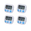 4-Pack Kitchen Timer, Countdown Timer, Kids Timer, Kitchen Timers for